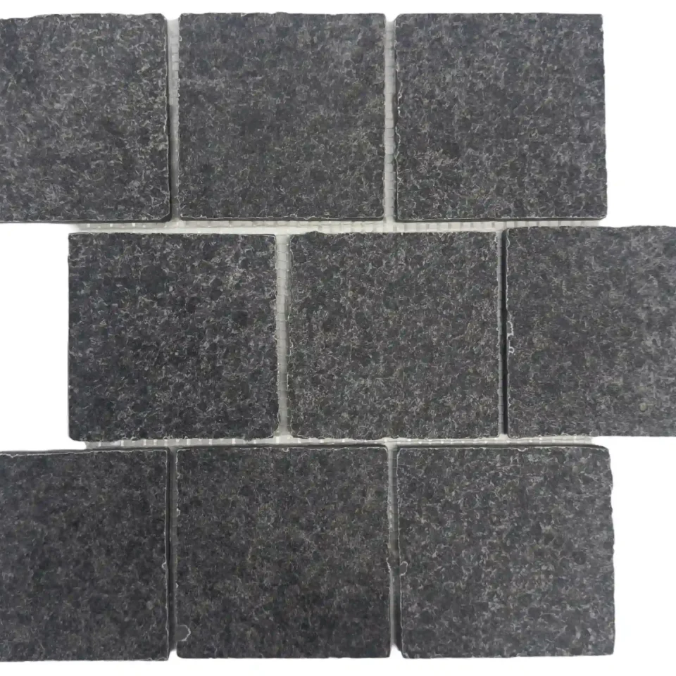 Ash Black Granite Brick Bond